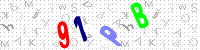 Blue Captcha Image