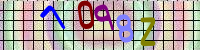 Blue Captcha Image