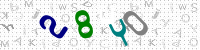 Blue Captcha Image