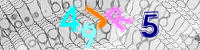 Blue Captcha Image