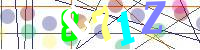 Blue Captcha Image