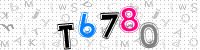 Blue Captcha Image