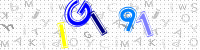 Blue Captcha Image