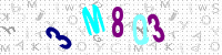 Blue Captcha Image
