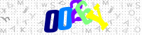 Blue Captcha Image