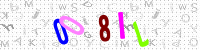 Blue Captcha Image