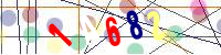 Blue Captcha Image