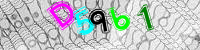 Blue Captcha Image