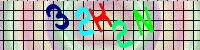 Blue Captcha Image