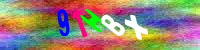 Blue Captcha Image