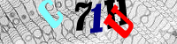 Blue Captcha Image