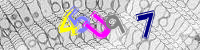 Blue Captcha Image