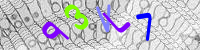 Blue Captcha Image