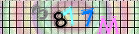 Blue Captcha Image