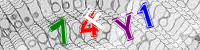 Blue Captcha Image