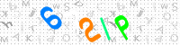 Blue Captcha Image