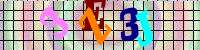 Blue Captcha Image