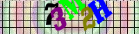 Blue Captcha Image