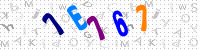 Blue Captcha Image