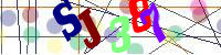 Blue Captcha Image