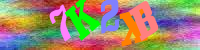 Blue Captcha Image
