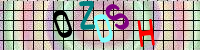 Blue Captcha Image