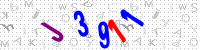 Blue Captcha Image