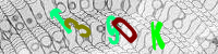 Blue Captcha Image