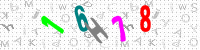 Blue Captcha Image
