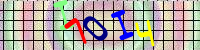 Blue Captcha Image