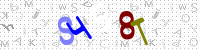 Blue Captcha Image