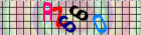 Blue Captcha Image