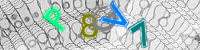 Blue Captcha Image