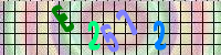 Blue Captcha Image