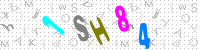 Blue Captcha Image