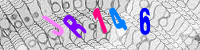Blue Captcha Image