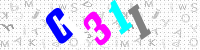Blue Captcha Image