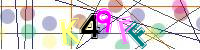 Blue Captcha Image