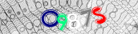 Blue Captcha Image