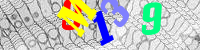 Blue Captcha Image