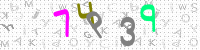 Blue Captcha Image