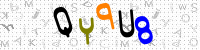 Blue Captcha Image