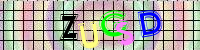 Blue Captcha Image
