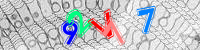 Blue Captcha Image