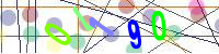 Blue Captcha Image