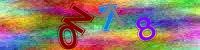 Blue Captcha Image