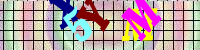 Blue Captcha Image