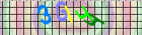 Blue Captcha Image