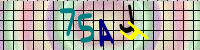 Blue Captcha Image