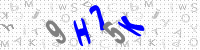Blue Captcha Image